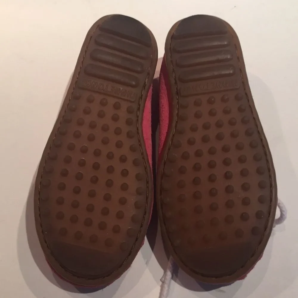 Minnetonka Leather Beaded Moccasin Toddler Size 11